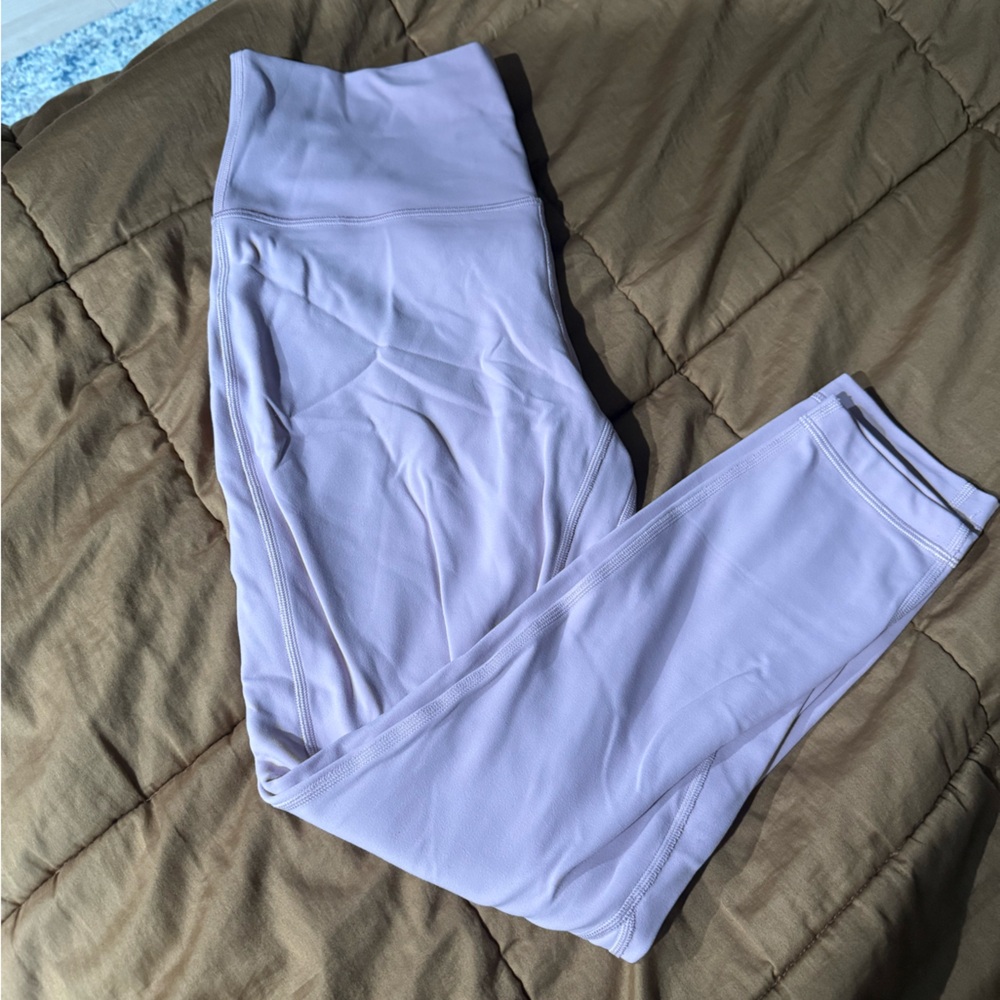 lululemon Align High-Rise Pant 25" Colour Pink Peony Size 10
